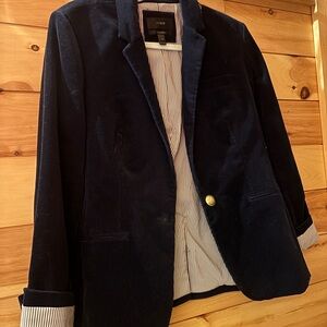 J.Crew Navy Corduroy Blazer